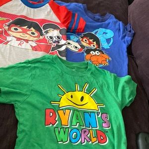 Ryan’s world t-shirts